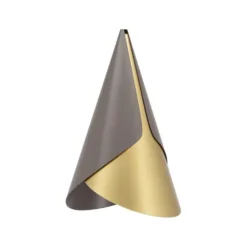 Cornet taklampa, Umber & Brass