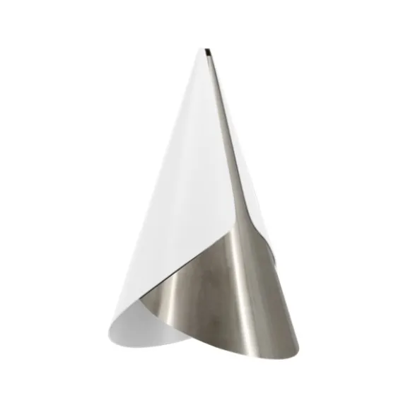Cornet taklampa, White & Steel