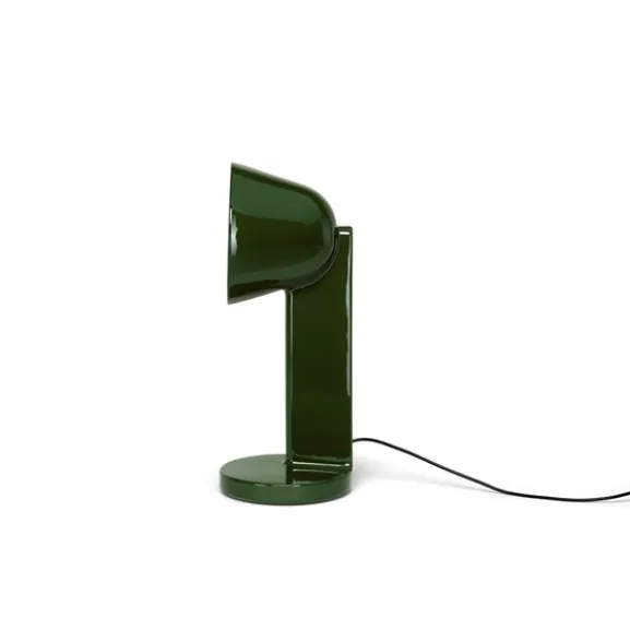 Céramique Side bordslampa, Moss Green