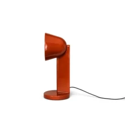 Céramique Side bordslampa, Rust Red
