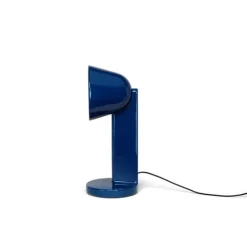 Céramique Side bordslampa, Navy Blue