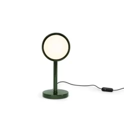 Céramique Side bordslampa, Moss Green