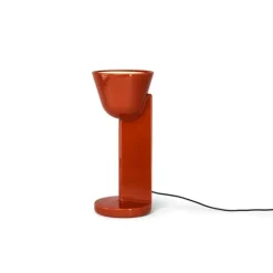Céramique Up bordslampa, Rust Red