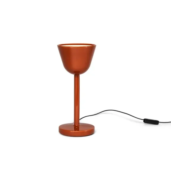 Céramique Up bordslampa, Rust Red
