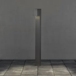 Cremona trädgårdsstolpe LED, mörkgrå