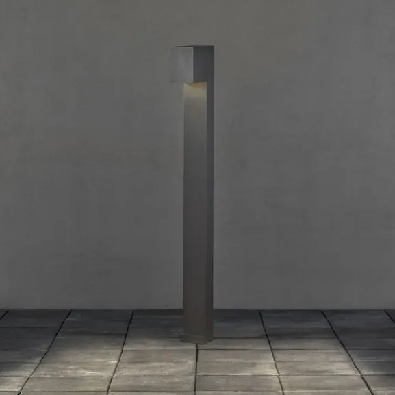 Cremona trädgårdsstolpe LED, mörkgrå