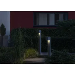 Cremona trädgårdsstolpe LED, mörkgrå