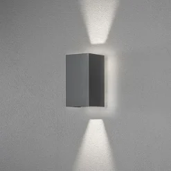 Cremona vägglykta upp och ned LED, mörkgrå