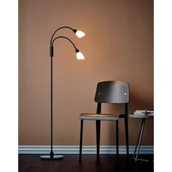 Cut golvlampa (2) svart G9