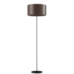 Cylinder Golvlampa 42 cm, Chocolate / Black