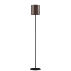 Cylinder Golvlampa 20 cm, Chocolate / Black