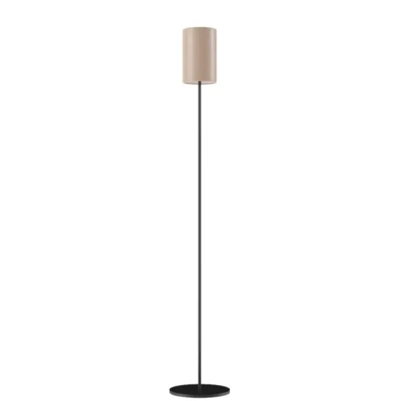 Cylinder Golvlampa 14 cm, Crude Nature / Black