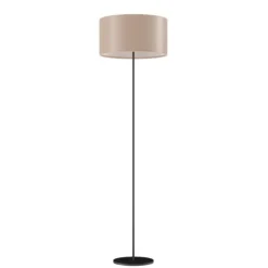 Cylinder Golvlampa 42 cm, Crude Nature / Black