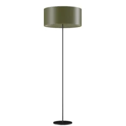 Cylinder Golvlampa 50 cm, Grass Green / Black