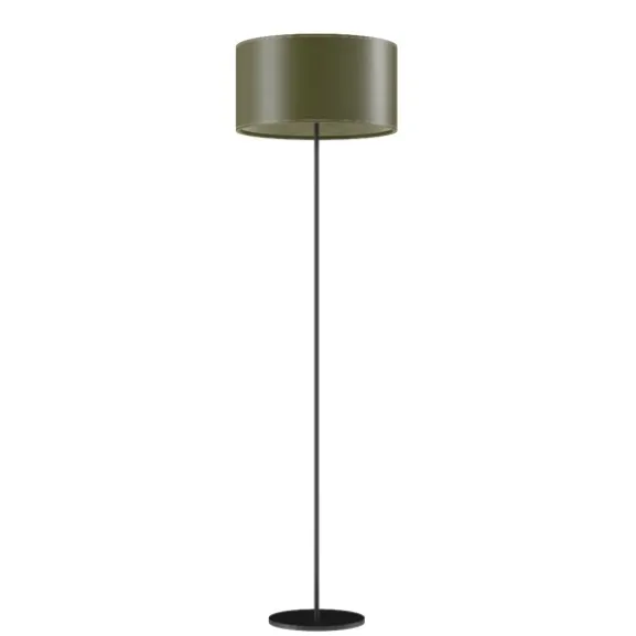 Cylinder Golvlampa 42 cm, Grass Green / Black