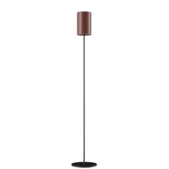 Cylinder Golvlampa 14 cm, Oak / Black