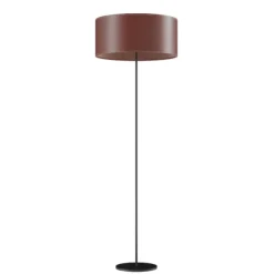 Cylinder Golvlampa 50 cm, Oak / Black