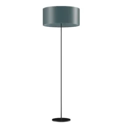Cylinder Golvlampa 50 cm, Ocean Blue / Black