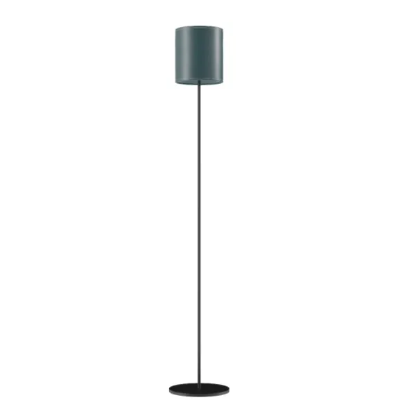 Cylinder Golvlampa 20 cm, Ocean Blue / Black