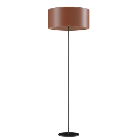 Cylinder Golvlampa 50 cm, Polo / Black
