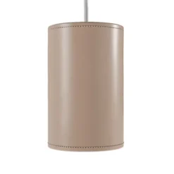 Cylinder Leather Pendel 14cm, Crude Nature