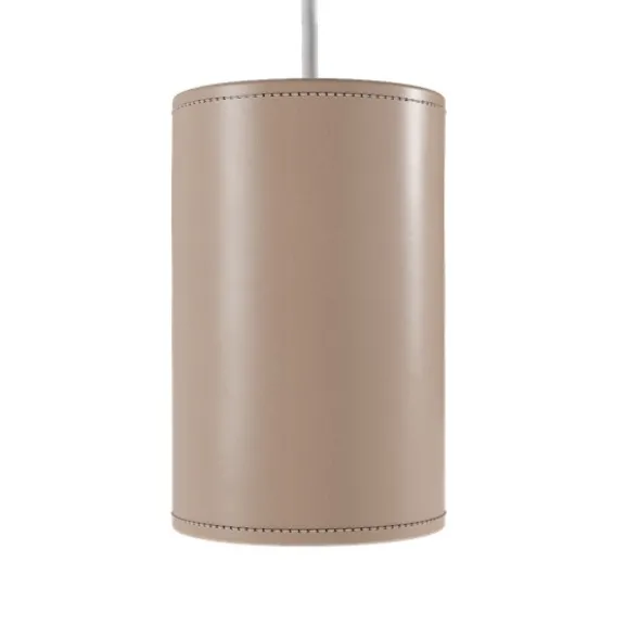 Cylinder Leather Pendel 14cm, Crude Nature