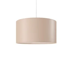 Cylinder Leather Taklampa 42 cm, Crude Nature