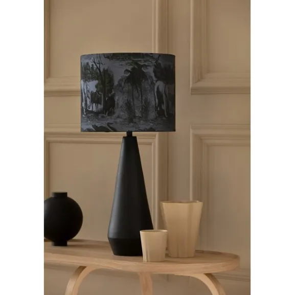Dallas lampfot, mattsvart 46cm