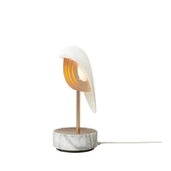 Daqi Concept Whisper väckarklocka/lampa, White Gold