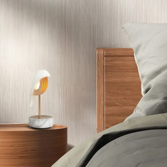 Daqi Concept Whisper väckarklocka/lampa, White Gold
