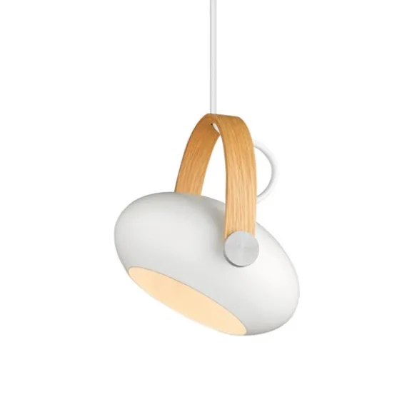 D.C Taklampa Ø18 G9, Vit / Ek
