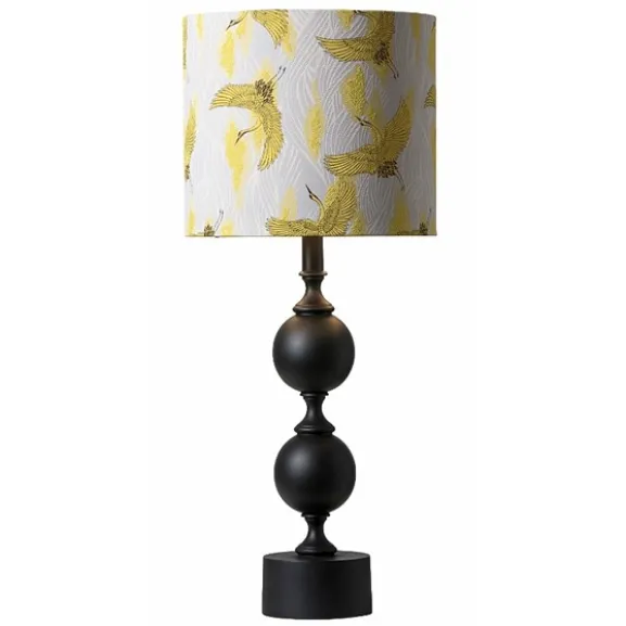 Deborah lampfot large, mattsvart 50cm