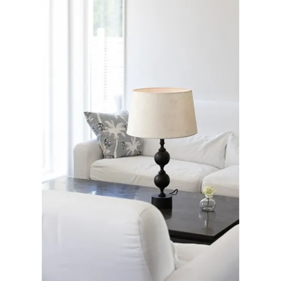 Deborah lampfot, mattsvart 35cm