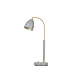 Deluxe bordslampa LED, varmgrå/mässing 50,7cm