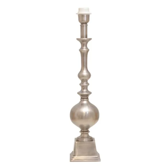Denton Lampfot Antik silver 11cm