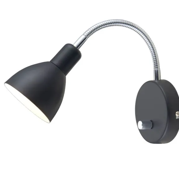 DENVER Vägglampa Svart
