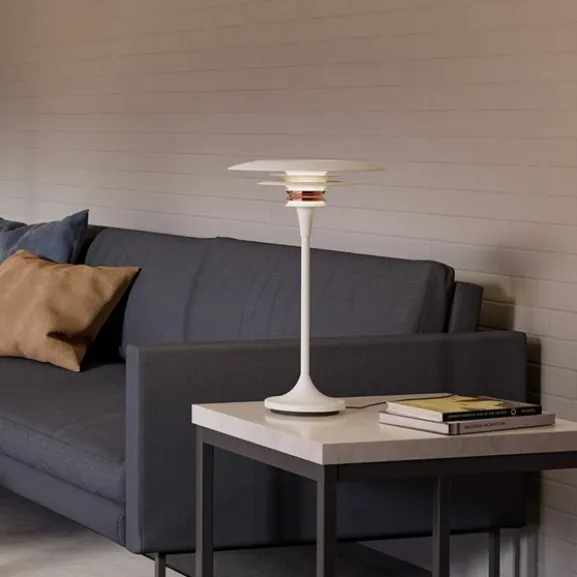 Diablo bordslampa D300 Mattvit/Rosé silver G9