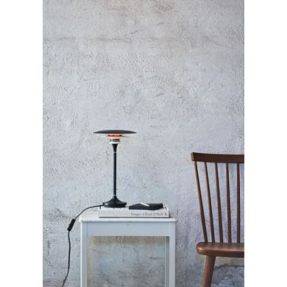 Diablo bordslampa LED, mattsvart/blankröd 20cm