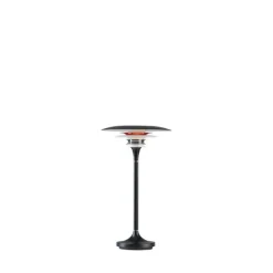 Diablo bordslampa LED, mattsvart/blankröd 20cm