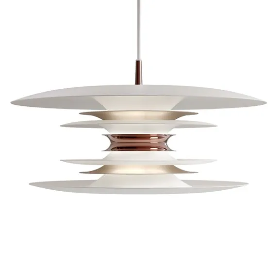 Diablo pendel vit/Rose silver