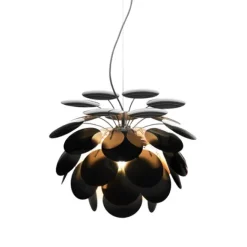 Discocó 88 taklampa, svart/guld 88cm