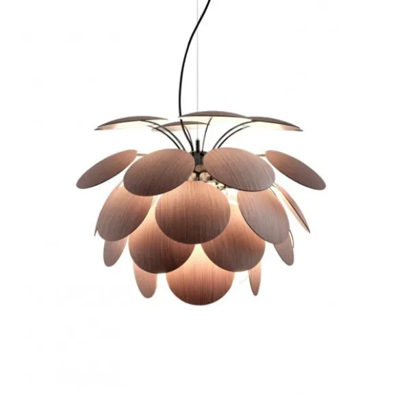 Discoco 68 taklampa, wood american oak