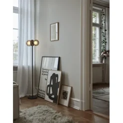 DISCUS 143 golvlampa, svart