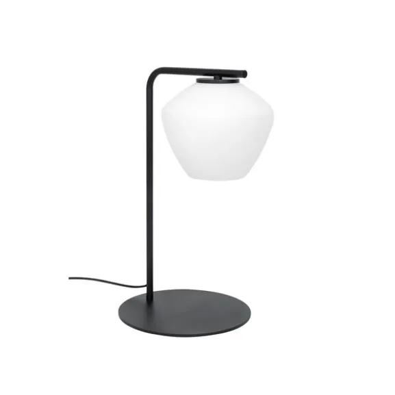 DK bordslampa, svart/opal 46cm