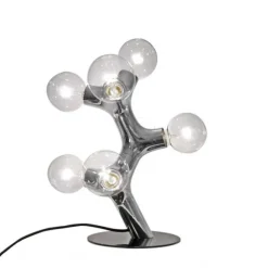 Dna triple bordslampa, krom