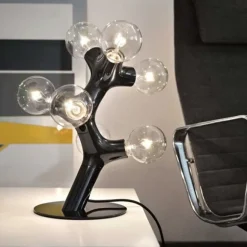 Dna triple bordslampa, svart