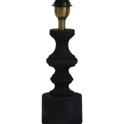 Domino Lampfot S Antik svart 11cm