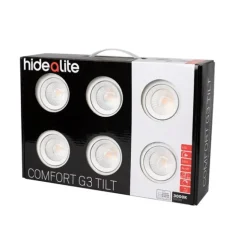 Downlight Comfort G3 Tilt 6-Pack Vit 3000K