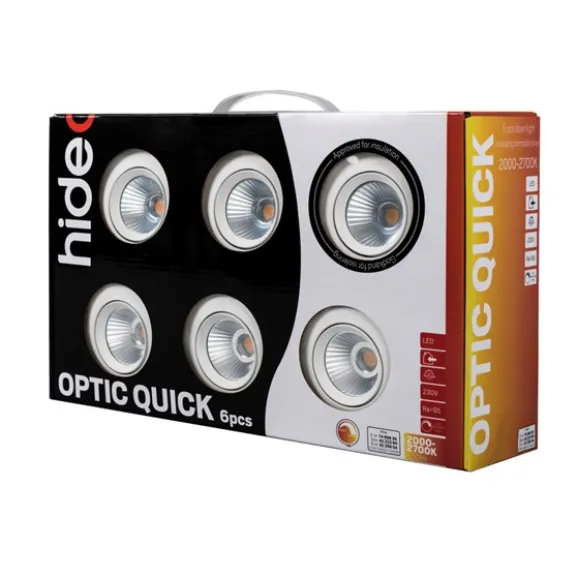 Downlight Optic Quick ISO 6-pack Vit Tune