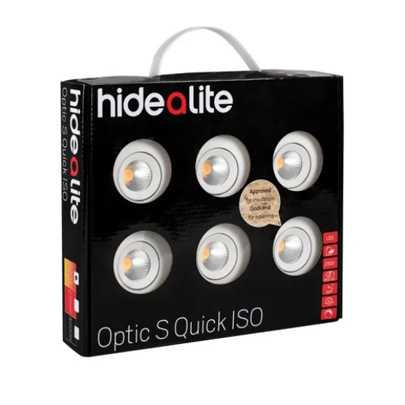 Downlight Optic S Quick ISO 6-pack Vit 3000K